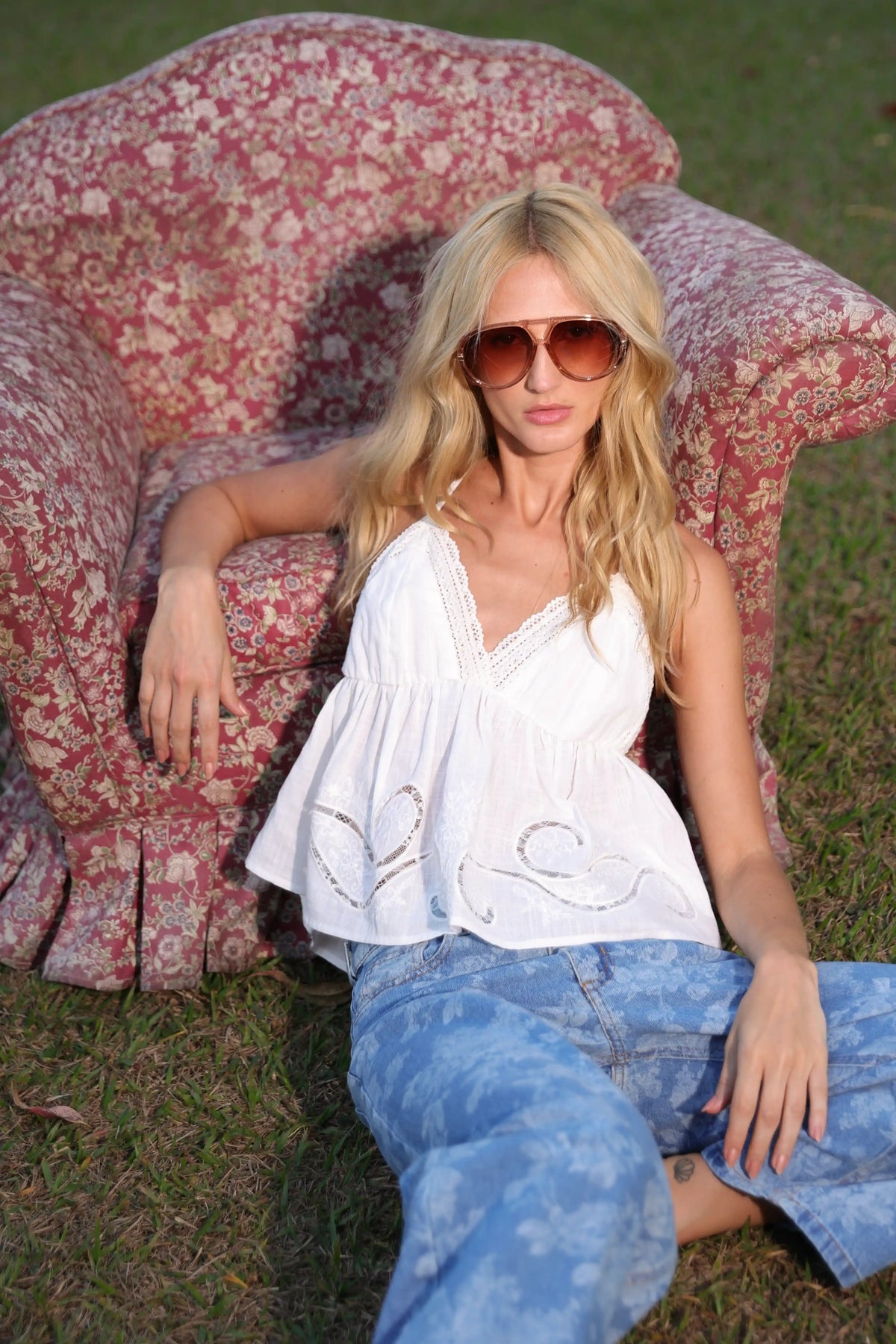 Blusa Bata Maria Renda